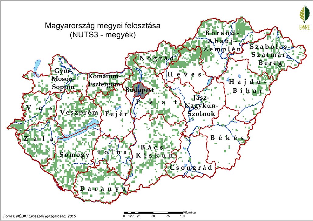 Megyék (NUTS3)